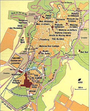 Map of Fez